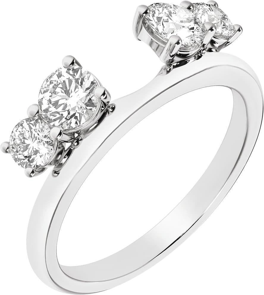 14K Rose 1 CTW Lab-Grown Diamond Wrap-Style Ring Enhancer
