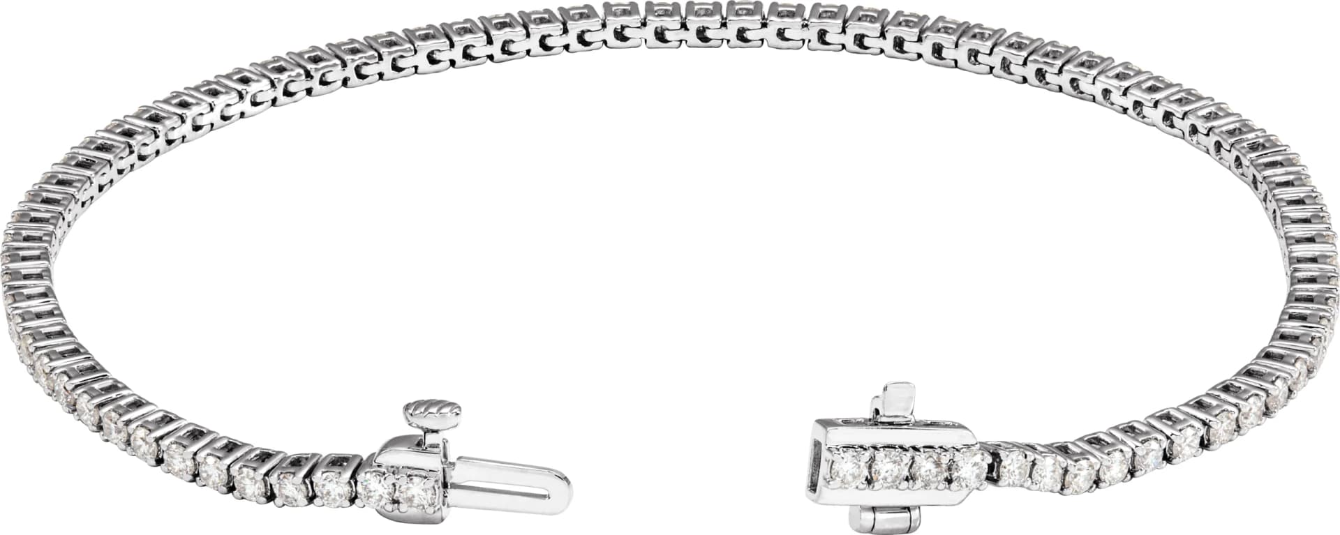 Lab-Grown Diamond Line Bracelet — view 3