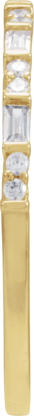 Stackable Accented Ring view 3