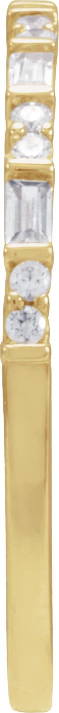 Stackable Accented Ring view 3
