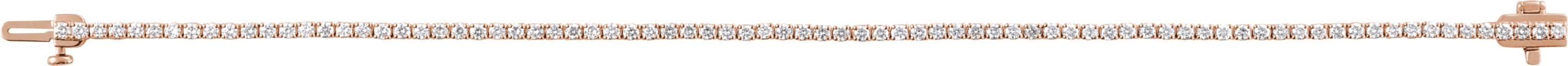 Lab-Grown Diamond Line Bracelet view 3