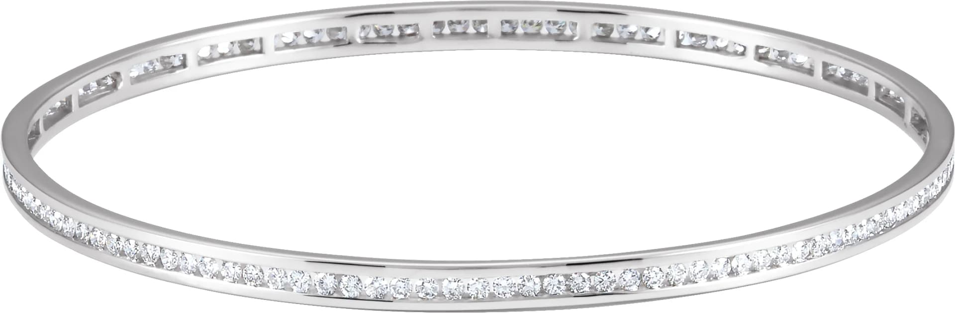 Accented Stackable Bangle Bracelet, view 3