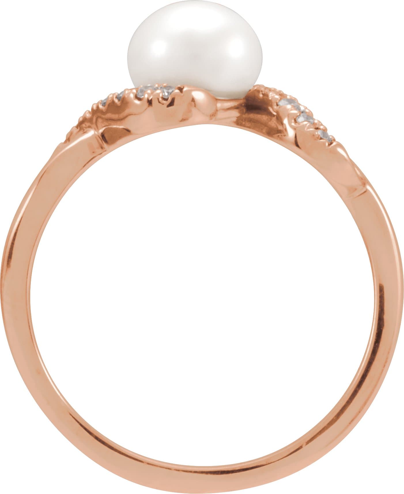 Accented Pearl Ring view 3