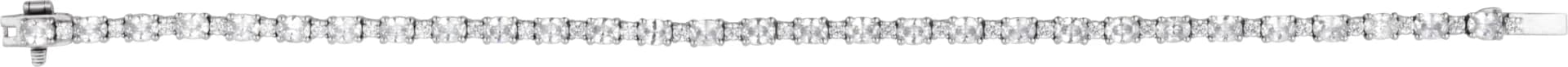 Lab-Grown Diamond Line Bracelet, view 4