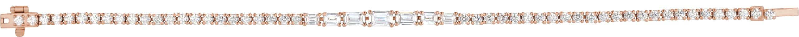 Lab-Grown Diamond Line Bracelet view 3