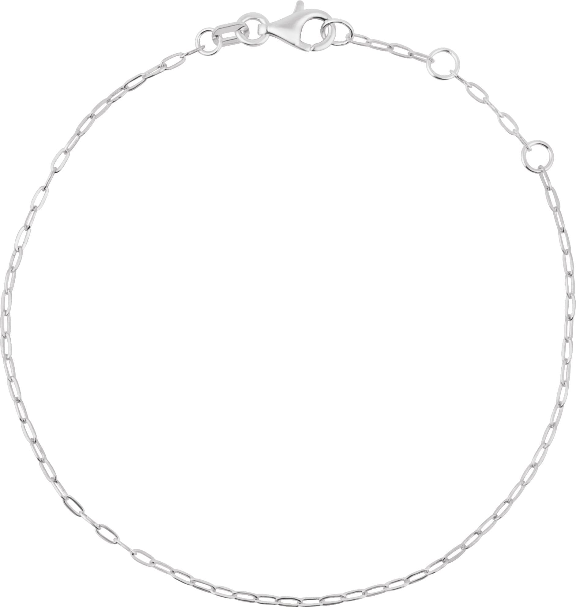 1.25 mm Paperclip-Style Chain view 2