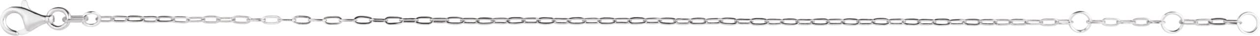 1.25 mm Paperclip-Style Chain view 3