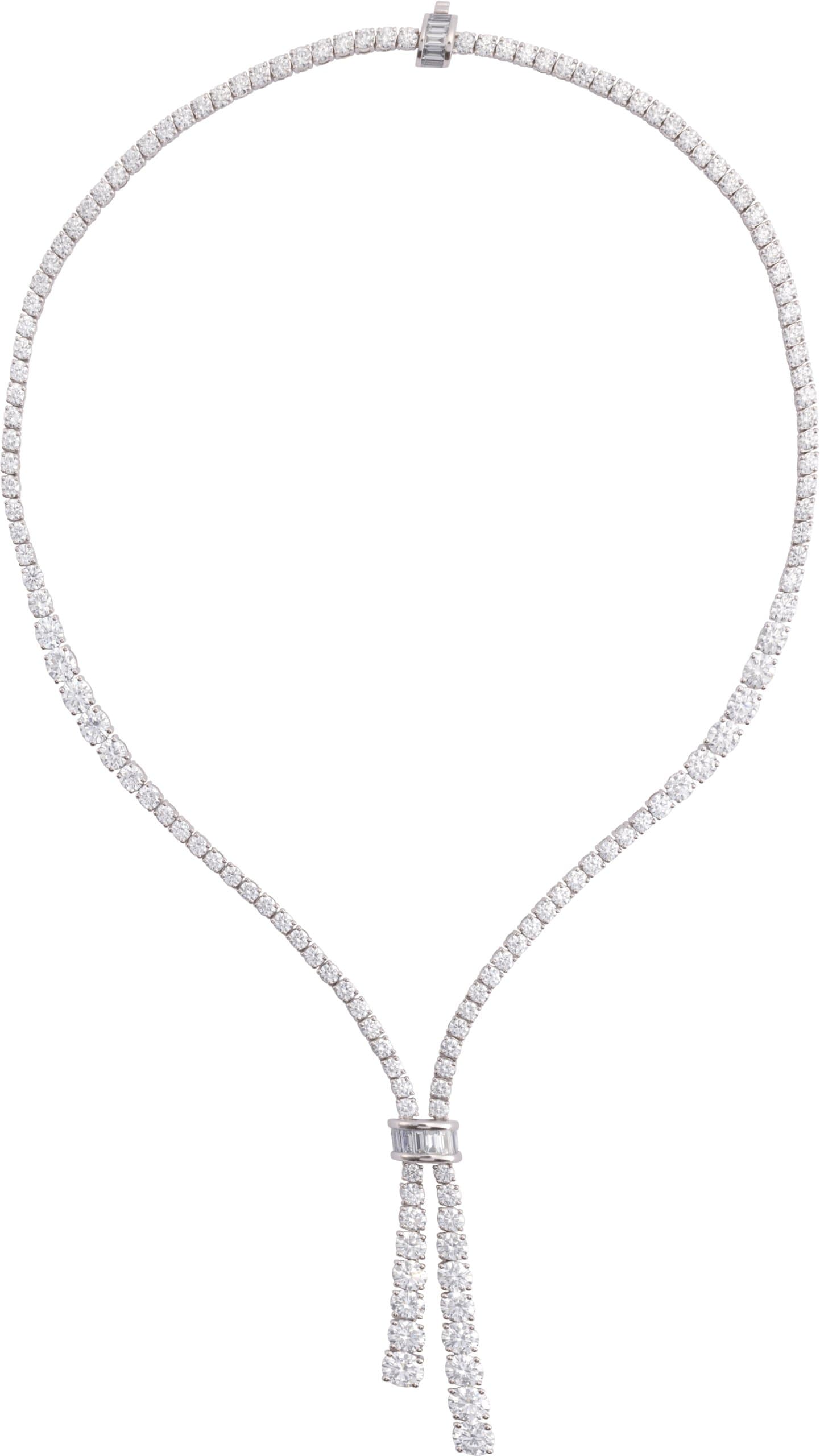 14K Rose 26 1/5 CTW Lab-Grown Diamond 20 Necklace