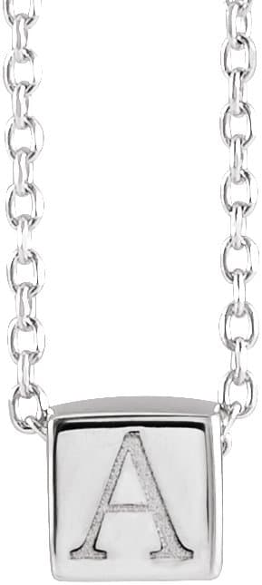 Cube Necklace or Slide Pendant view 3