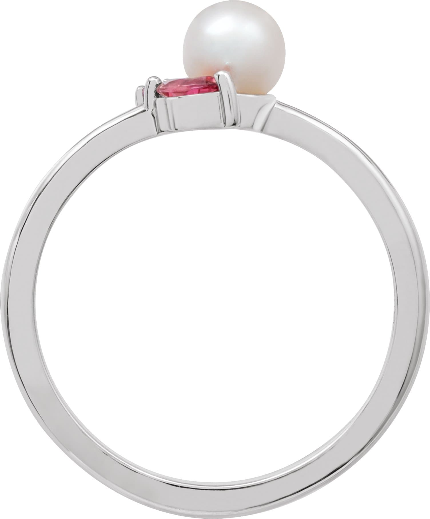 Accented Pearl Ring view 2