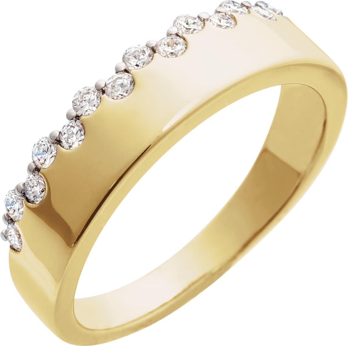 14K Rose 1/3 CTW Natural Diamond Ring