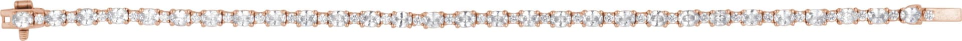 Lab-Grown Diamond Line Bracelet view 3