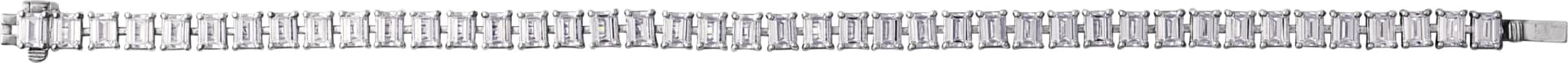 Lab-Grown Diamond Line Bracelet, view 3