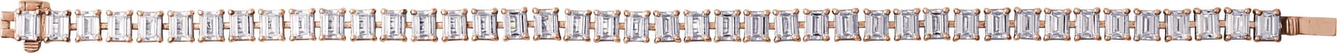 Lab-Grown Diamond Line Bracelet view 2