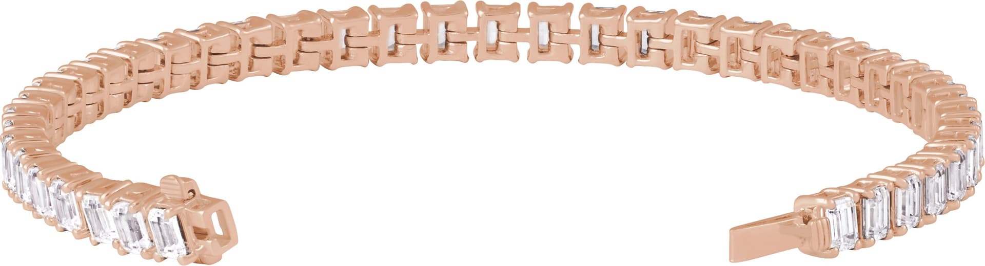 Lab-Grown Diamond Line Bracelet view 3