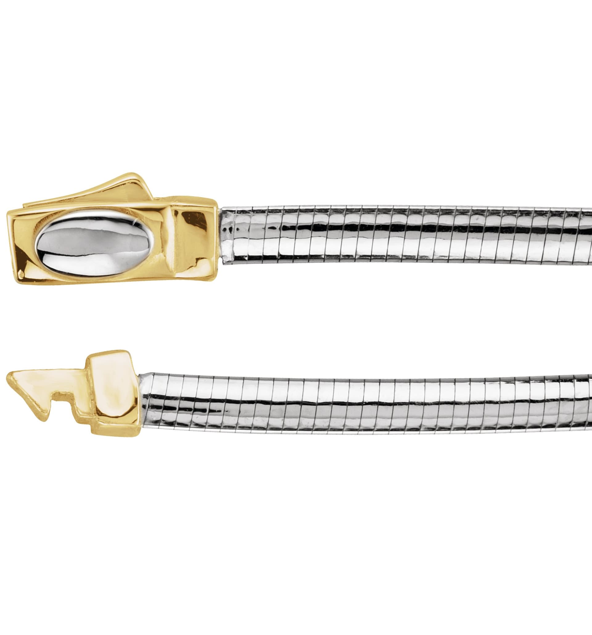 3 mm Reversible Omega Chain view 3