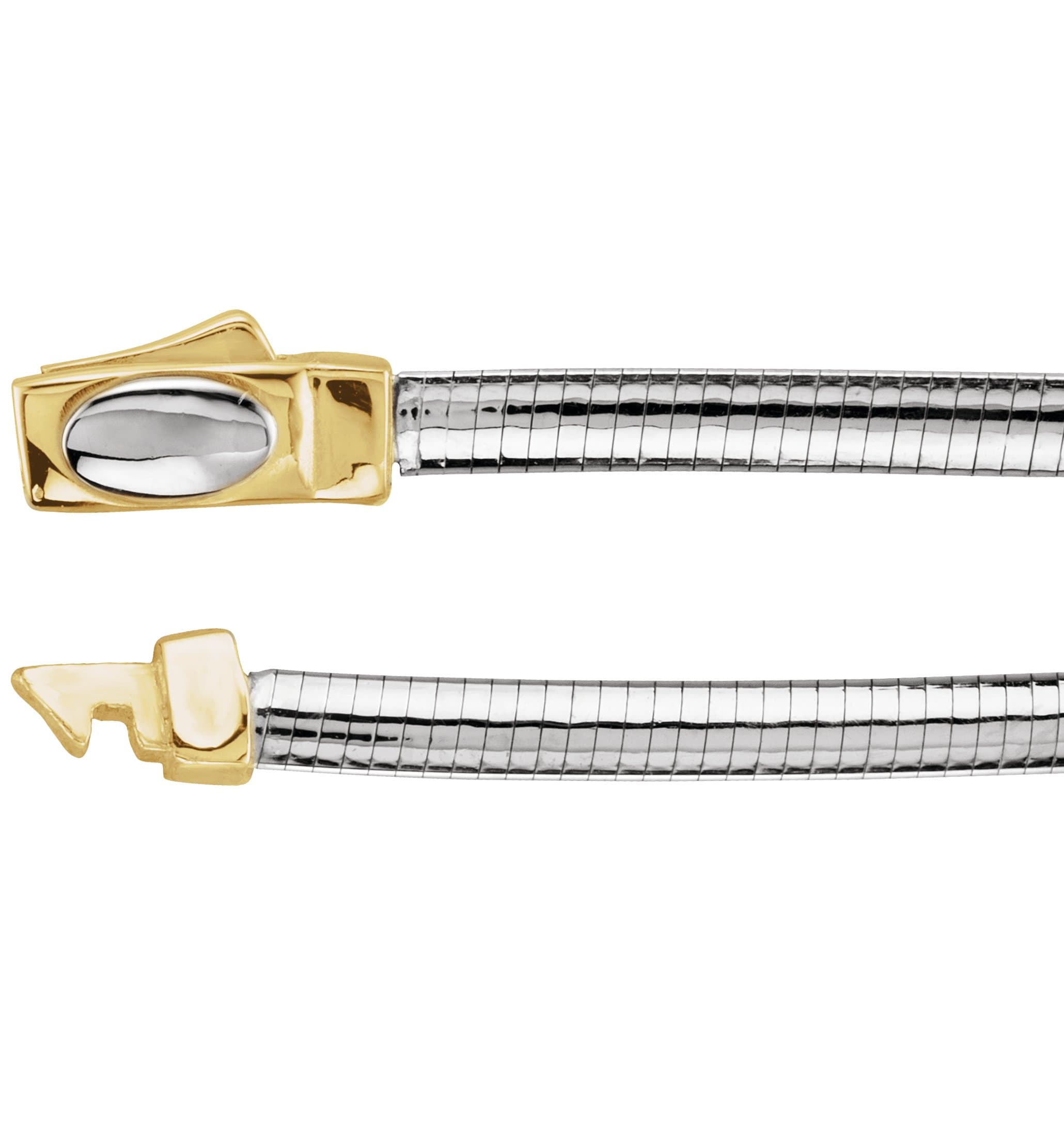 3 mm Reversible Omega Chain view 3