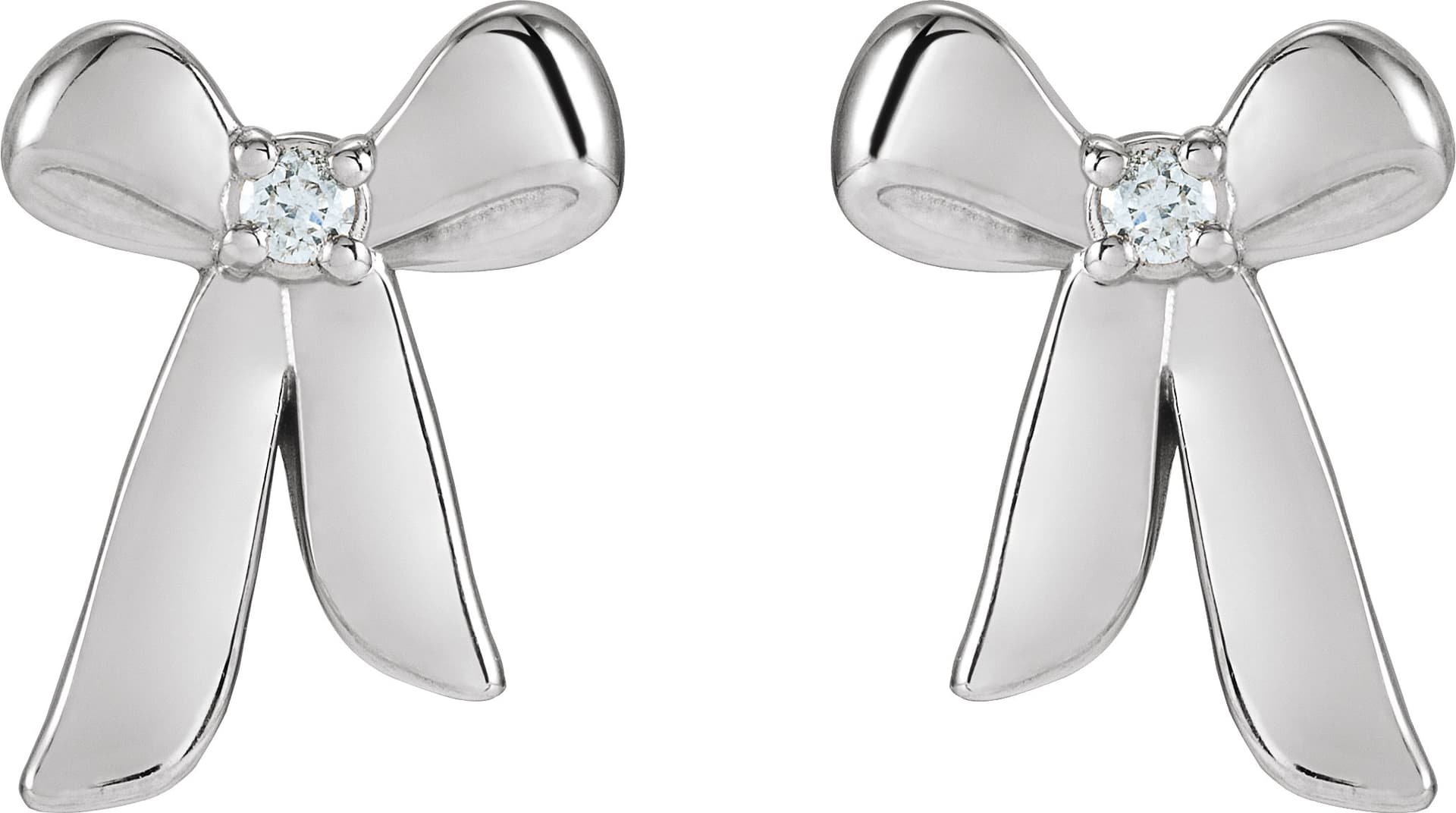 Accented Bow Earrings view 2