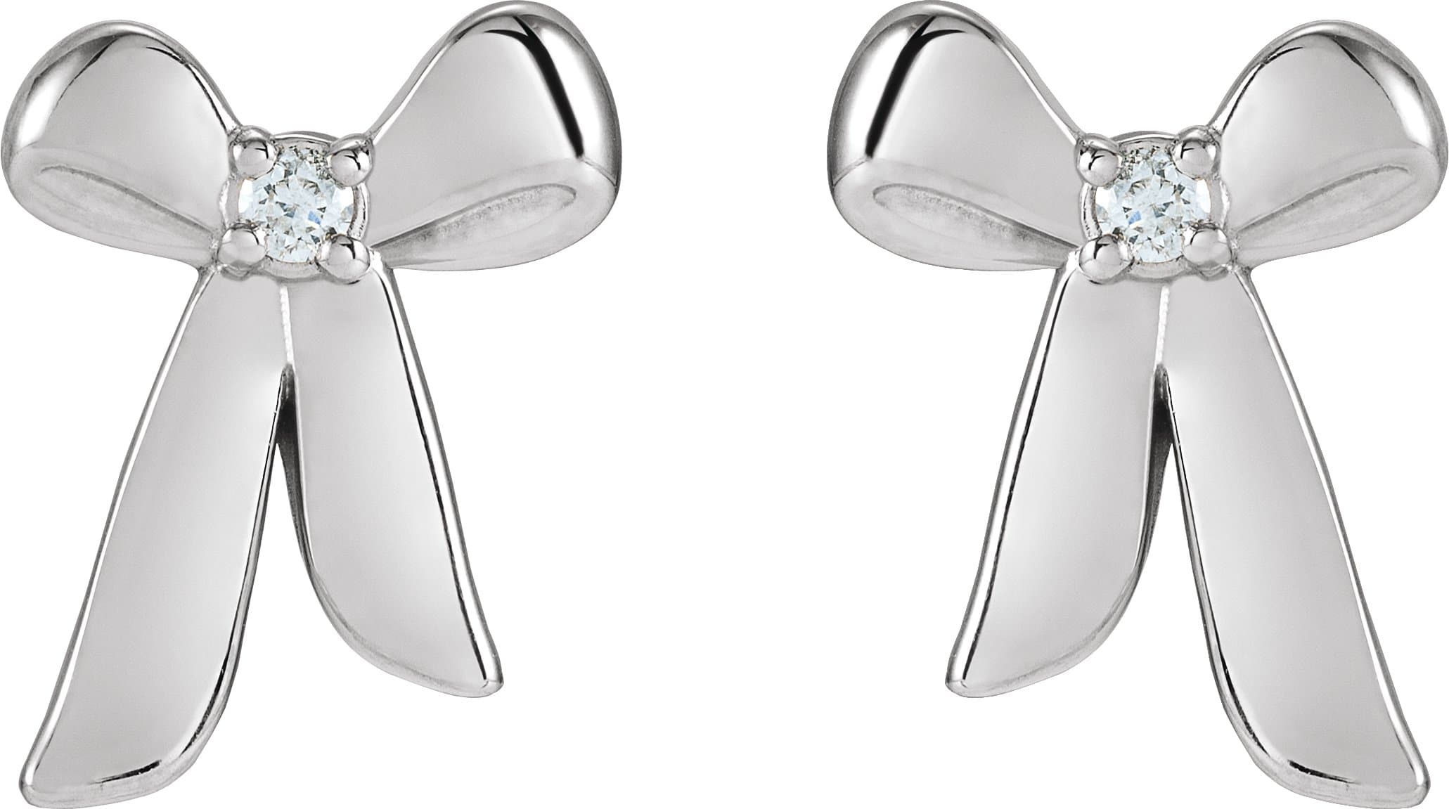 Accented Bow Earrings view 2