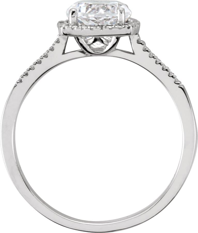 Halo-Style Birthstone Ring view 2