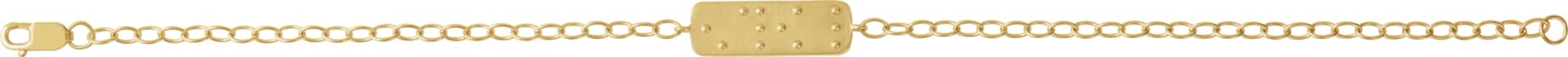 Reversible Love Braille Bracelet, view 3