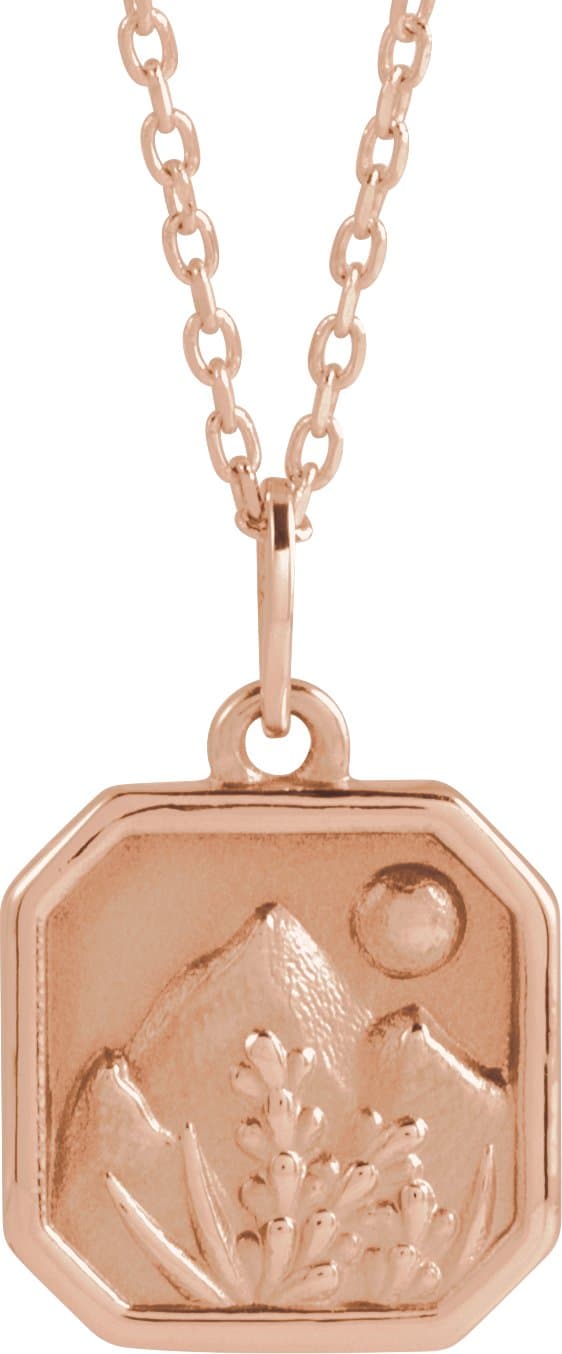 14K Rose Mountain 16-18 Necklace