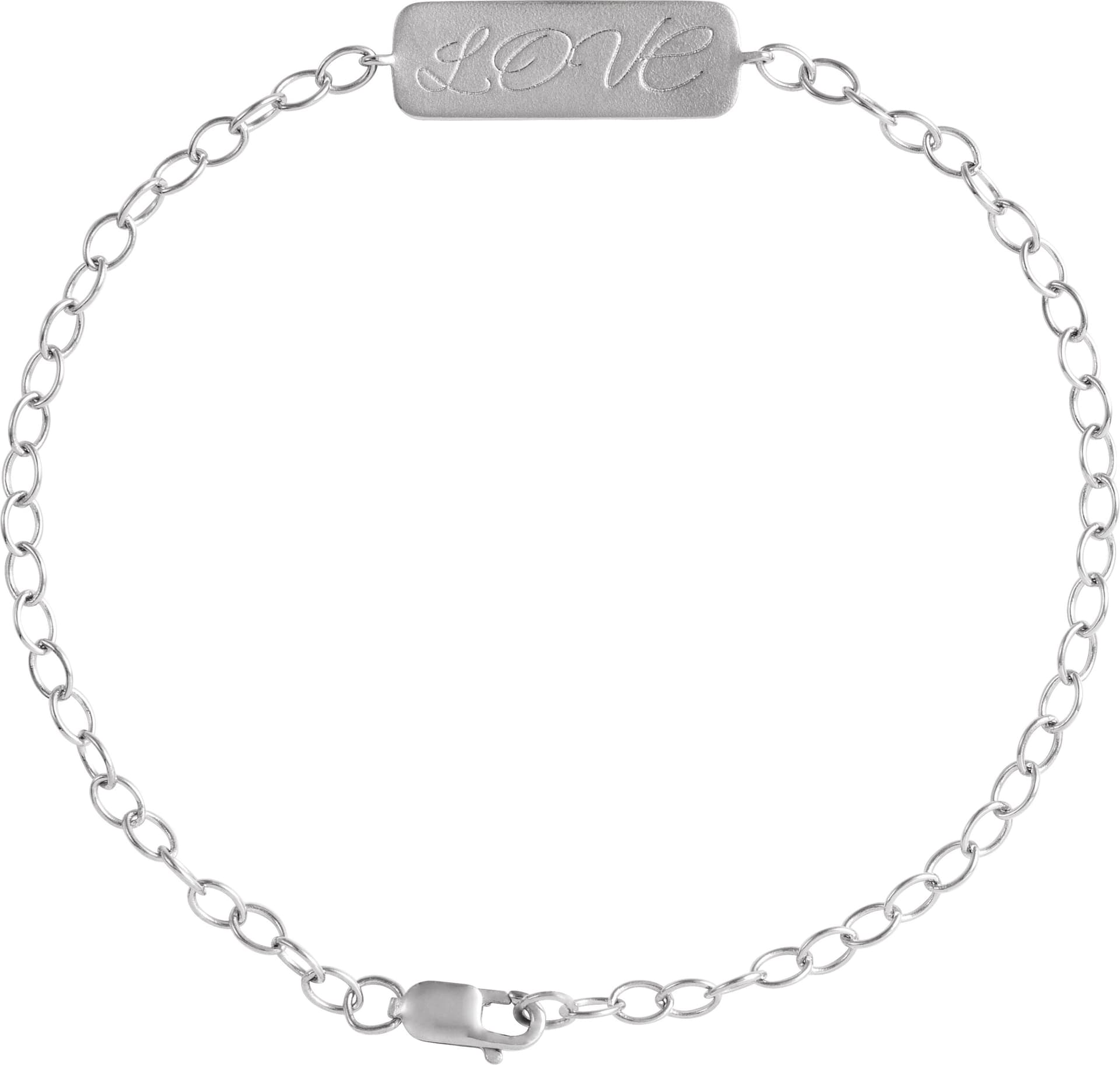 Reversible Love Braille Bracelet view 3