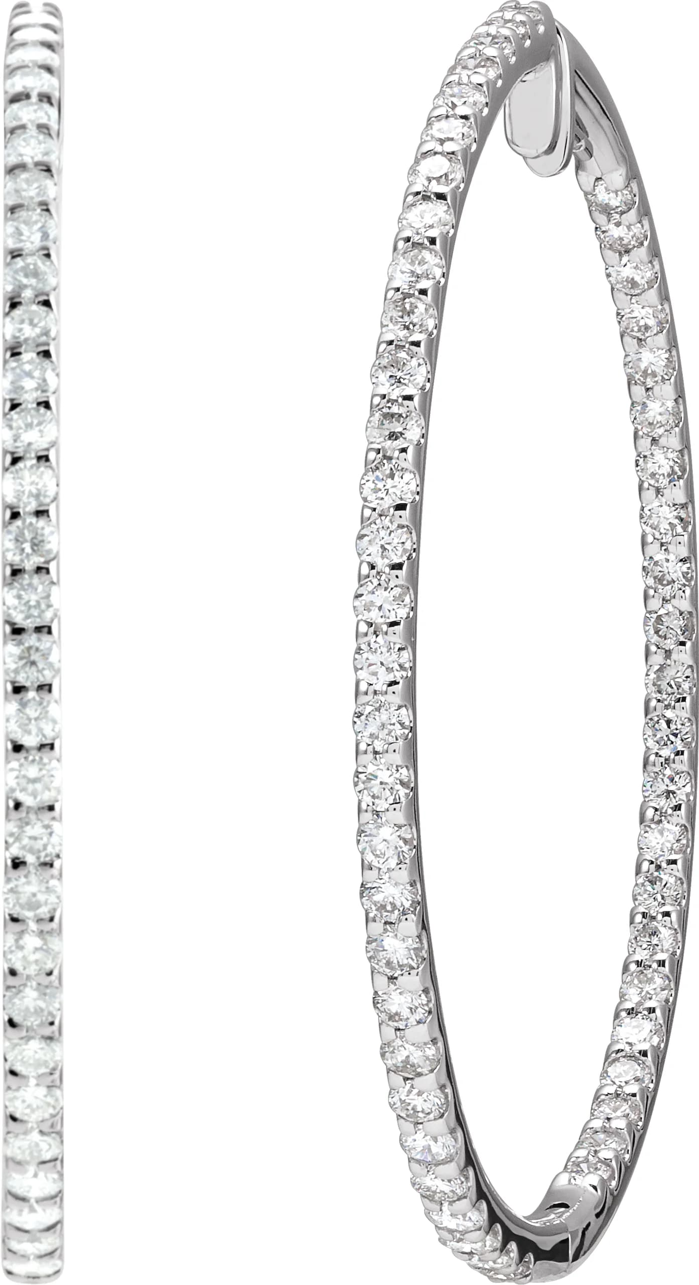Inside-Outside Hoop Earrings view 2