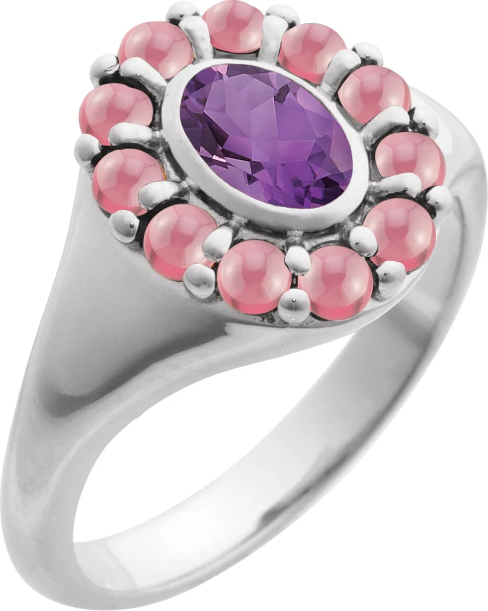 Halo-Style Ring, view 2