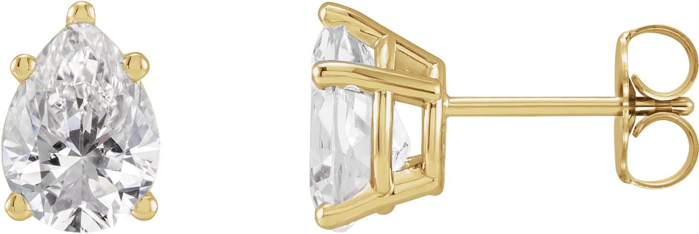 14K Rose 1 CTW Lab-Grown Diamond Earrings