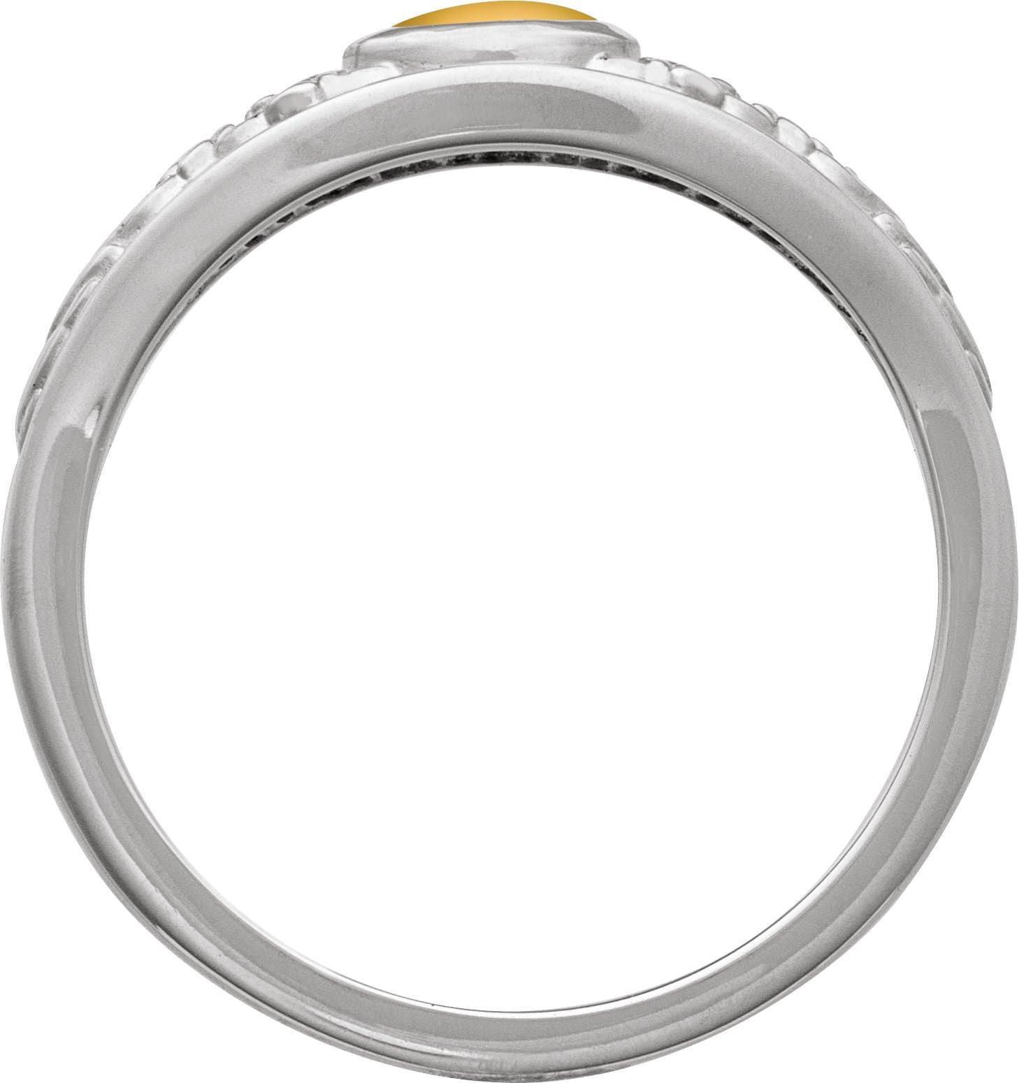 Floral Cabochon Ring view 2