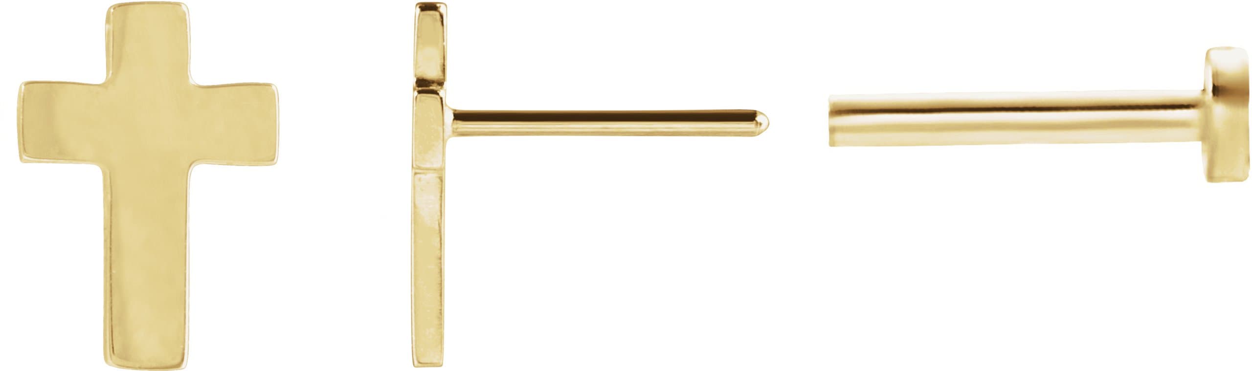 Cross Earrings view 2