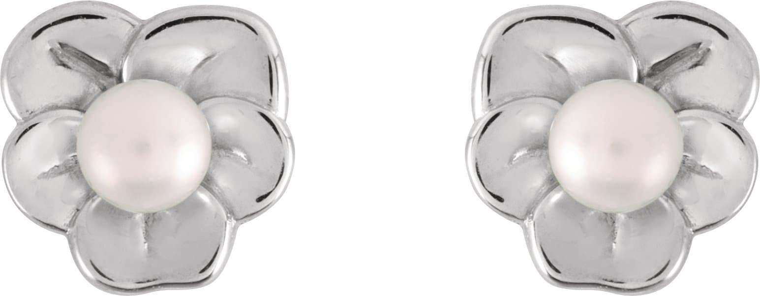 Pearl Earrings view 2