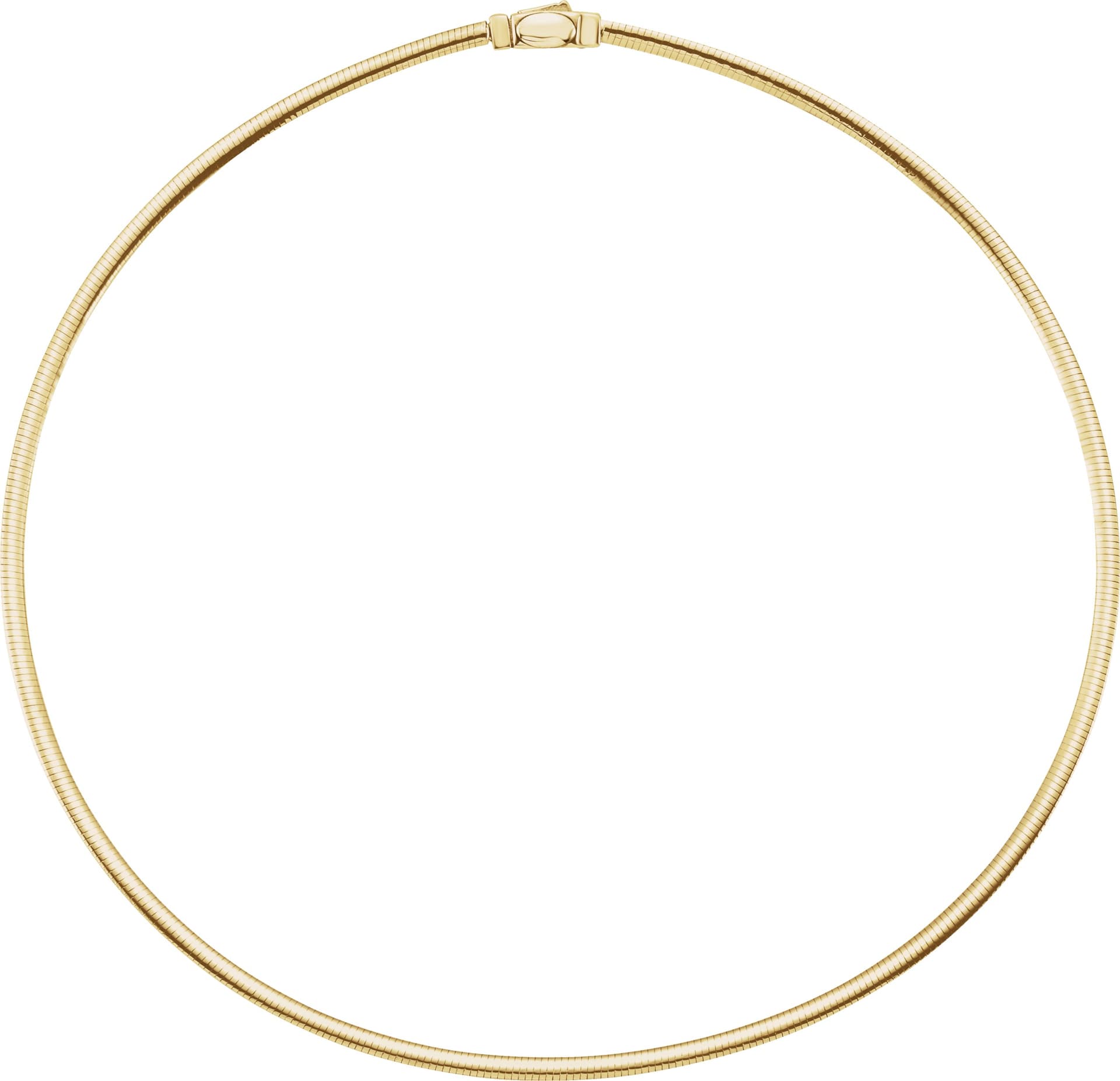 3 mm Reversible Omega Chain view 2