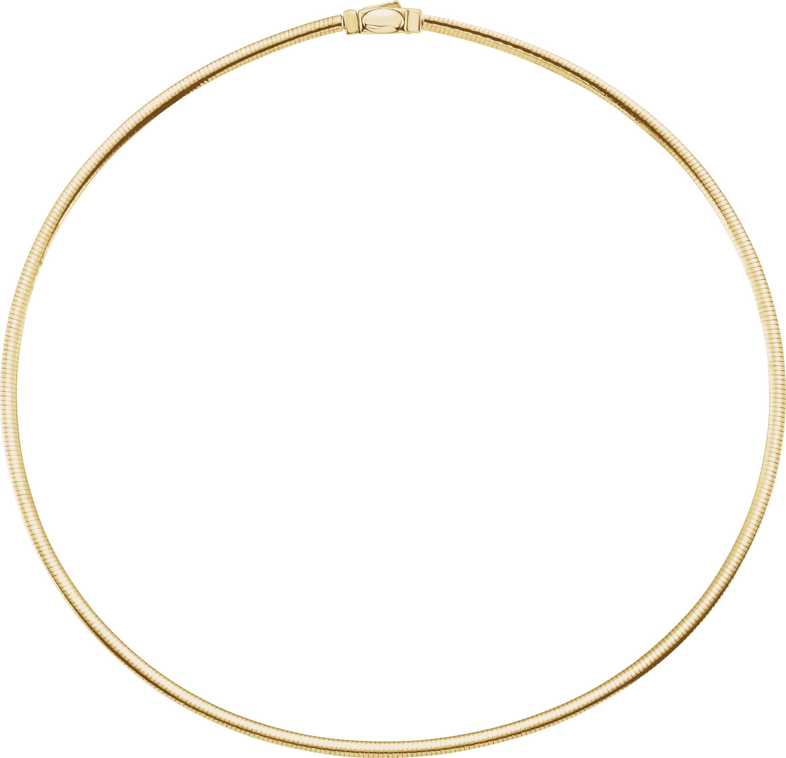3 mm Reversible Omega Chain view 2
