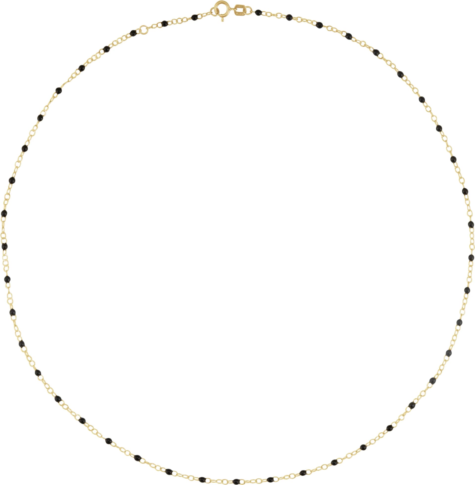 2 mm Enamel Bead Adjustable Chain, view 3