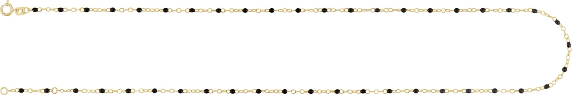 2 mm Enamel Bead Adjustable Chain, view 4