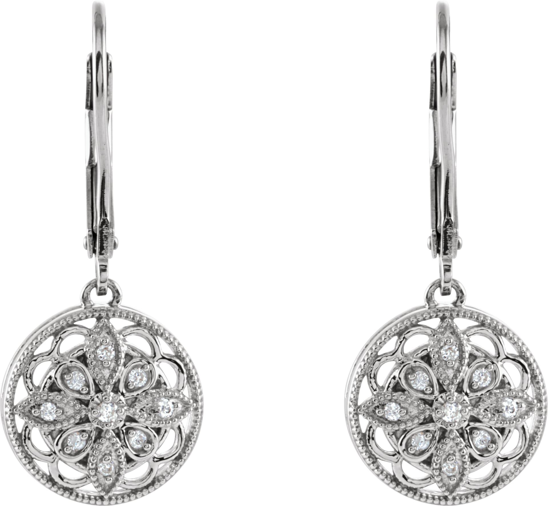 Granulated Filigree Earrings view 2