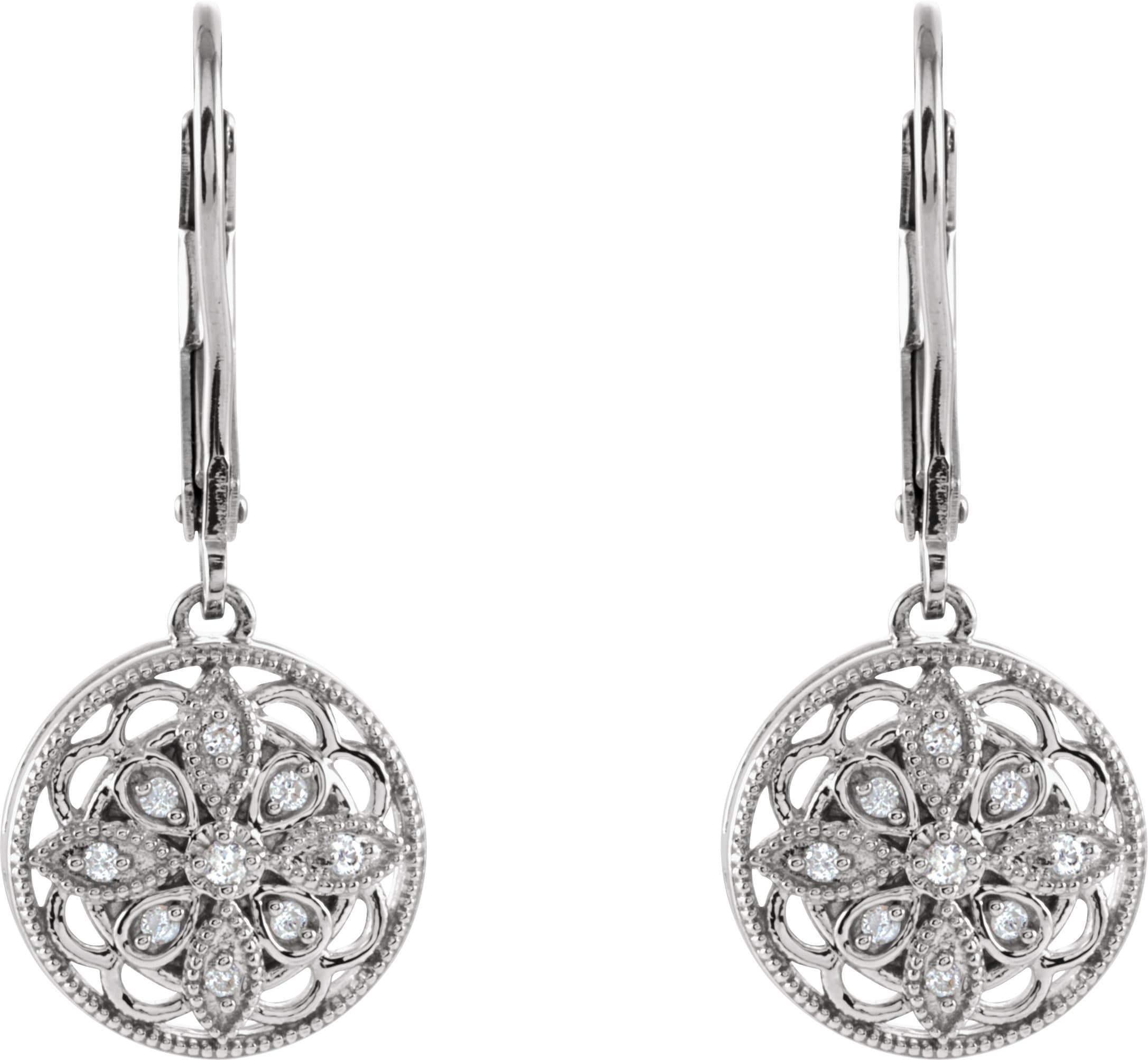 Granulated Filigree Earrings view 2