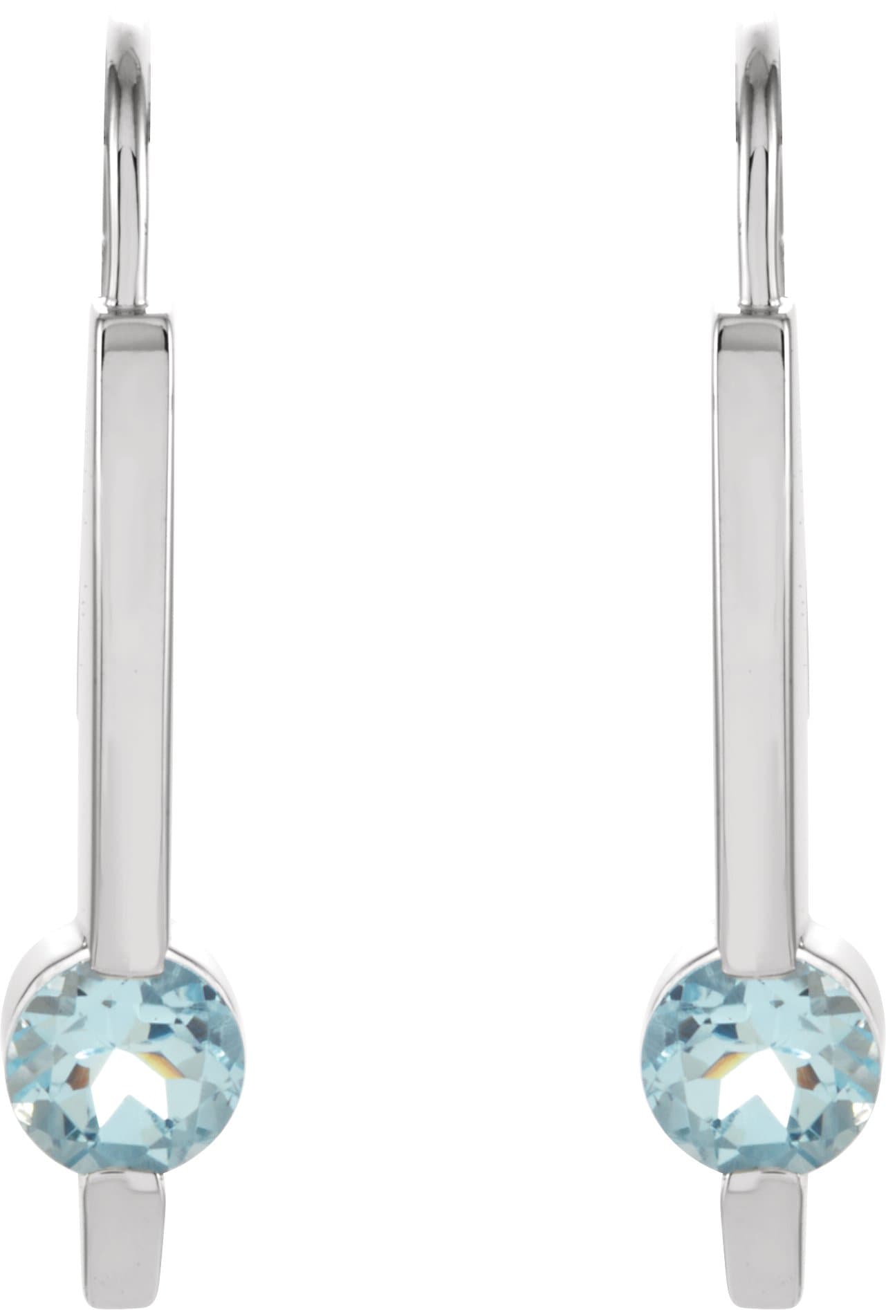 Accented Bar Earrings view 2