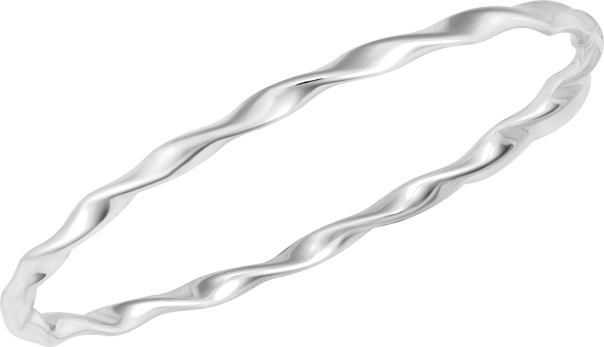 Twisted Bangle Bracelet view 2