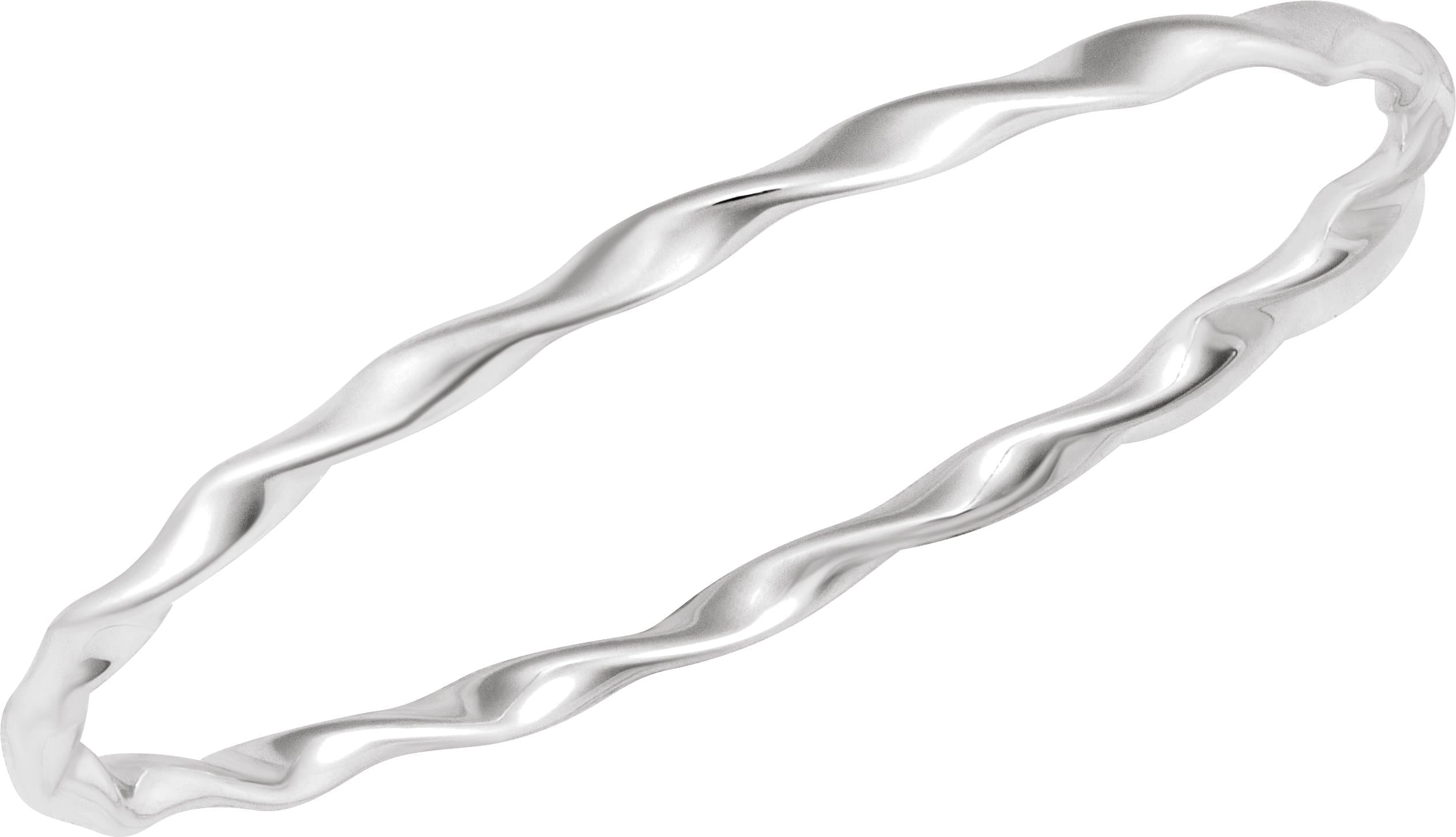 Twisted Bangle Bracelet view 2