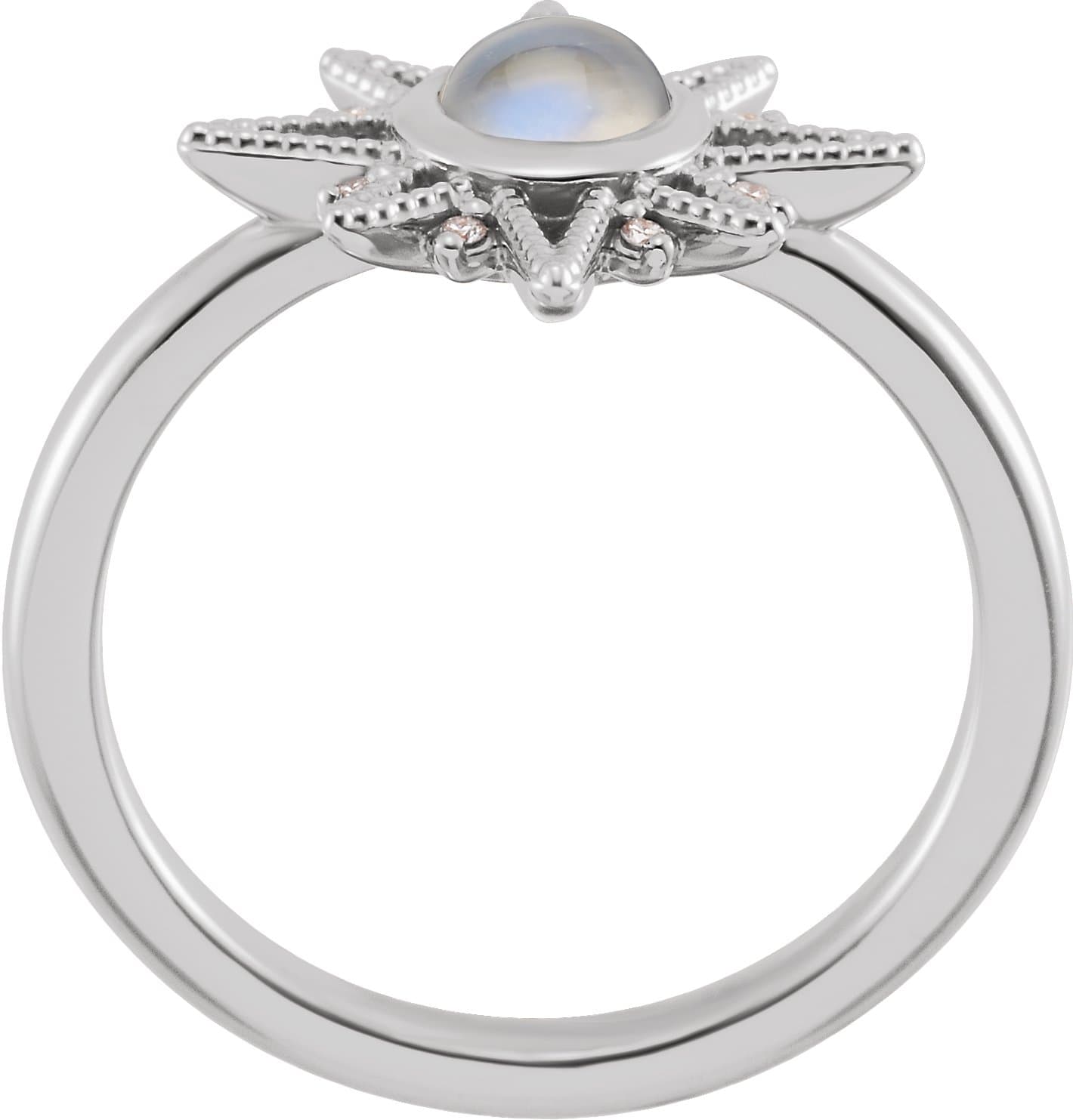 Star Cabochon Ring view 2