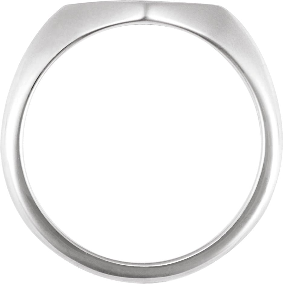 Geometric Signet Ring view 2