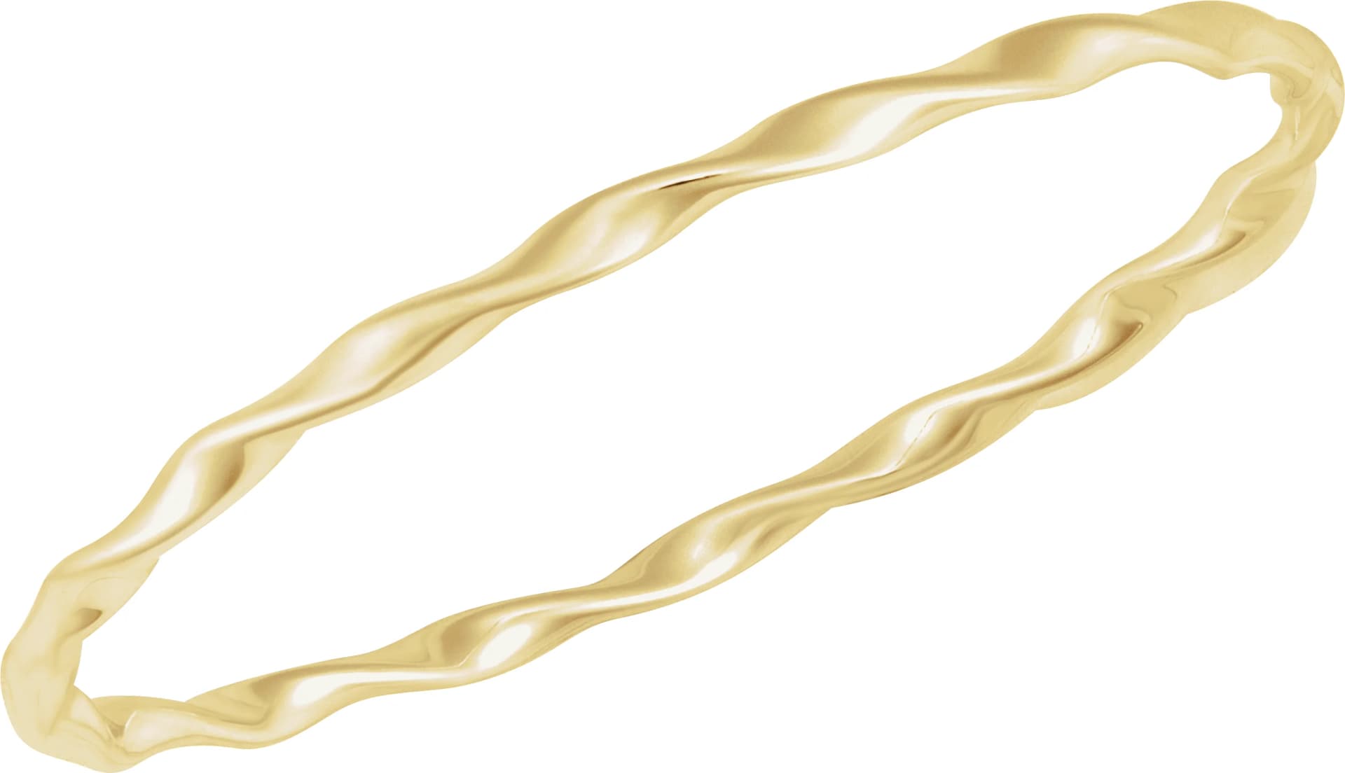Twisted Bangle Bracelet — view 3