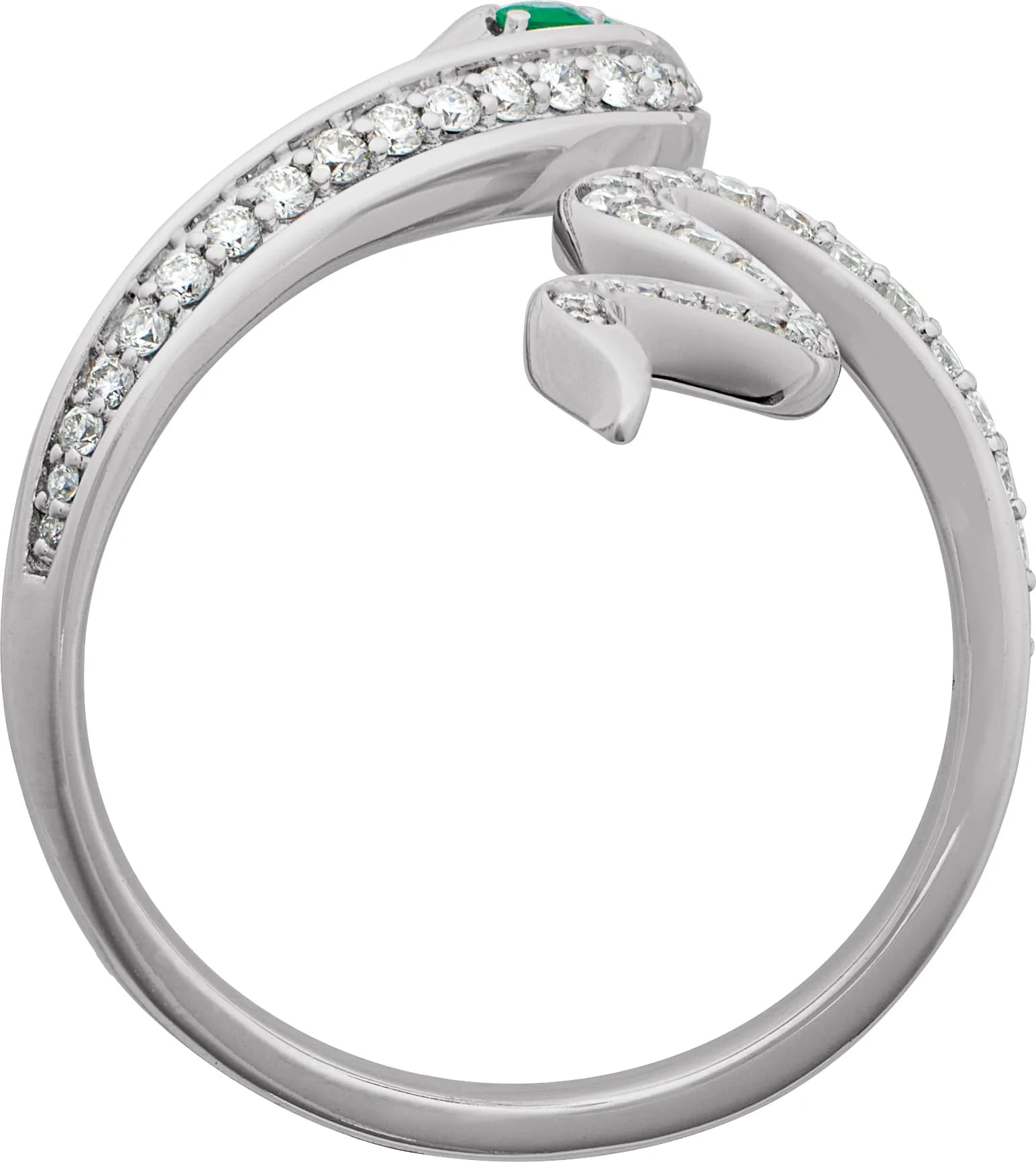 Accented Snake Ring, view 3
