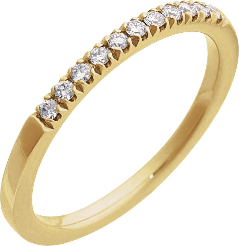 14K Rose 1/6 CTW Lab-Grown Diamond Stackable Ring