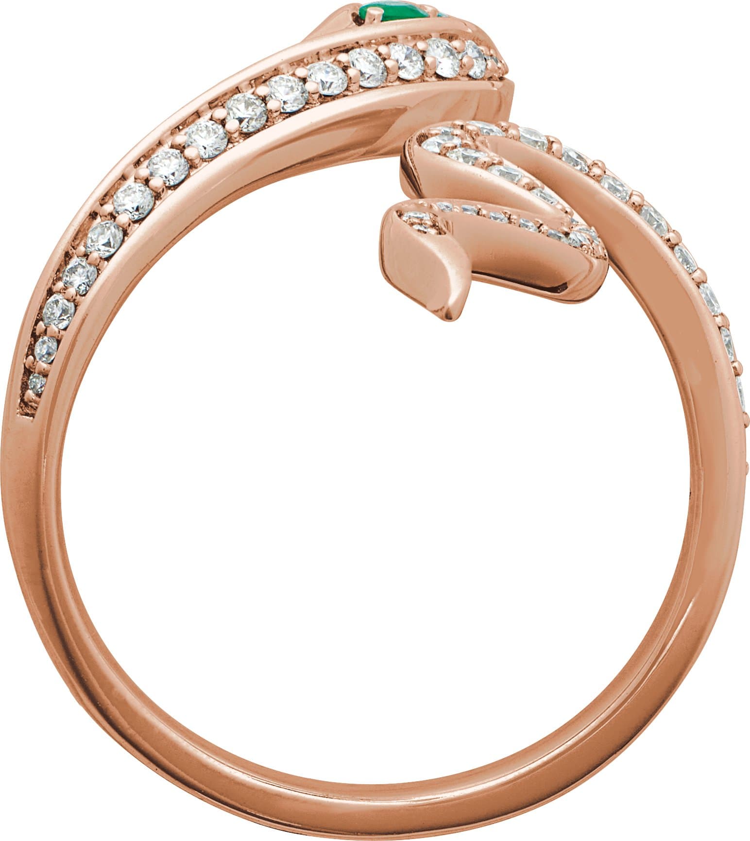 Accented Snake Ring view 2