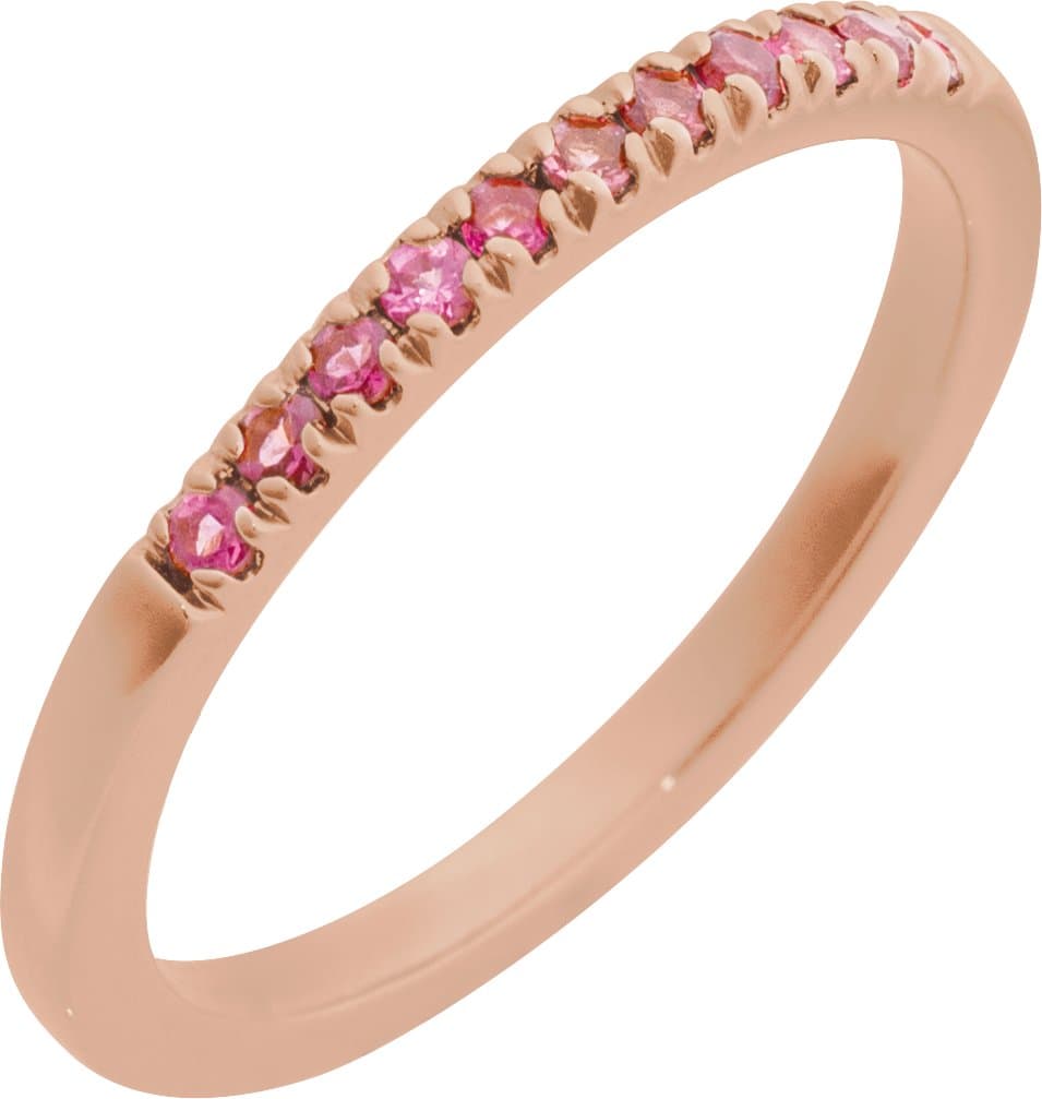 Sterling Silver Natural Citrine Stackable Ring