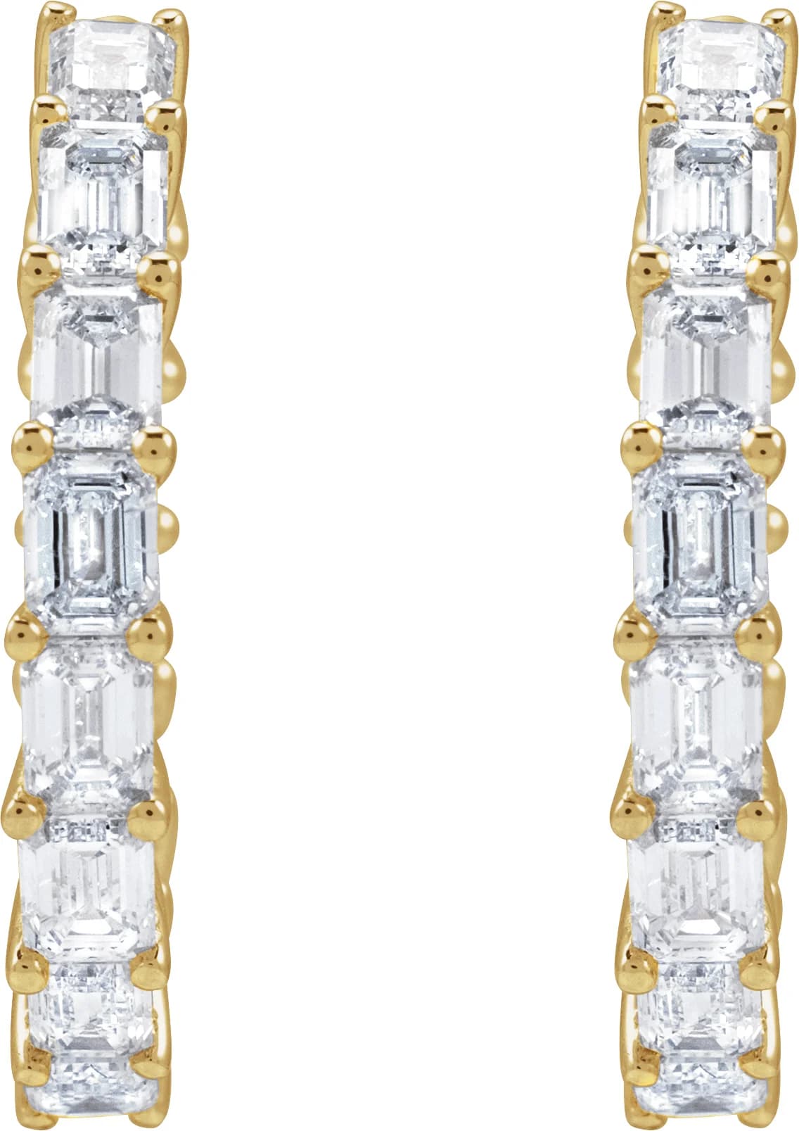 Inside-Outside Hoop Earrings, view 4